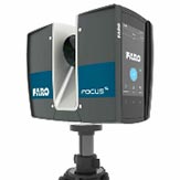 appareil topographique Scanner 3D Faro utilisé par le cabinet de géomètres experts Géoxitane, à Muret, Tarbes et Toulouse