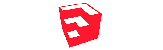 logo du logiciel Sketchup Pro utilisé par les géomètres experts de Géoxitane